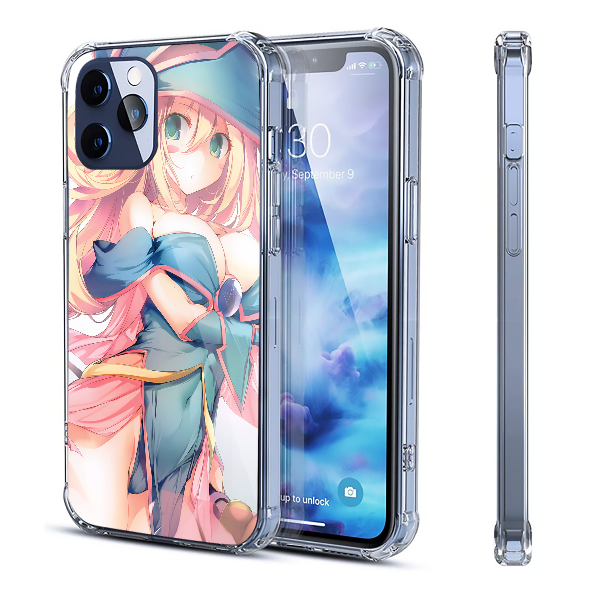 （画像用） 遊☆戯☆王 Yu-Gi-Oh! 【iPhone 12シリーズ対応】透明スマホケース（クリアソフトケース）